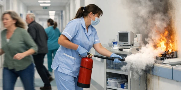 Plan de autoprotección, emergencias y evacuación de Centros Sanitarios. Plan de Emergencias ante un posible incendio. Medidas preventivas. Conceptos básicos. Medios técnicos de protección. Equipos de Primera Intervención (EPI), sus funciones y actuaciones a realizar.