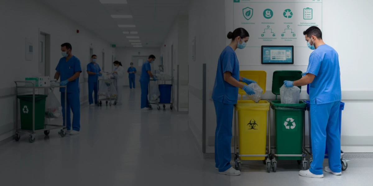 Política Ambiental del SAS. Impactos ambientales de actividad sanitaria. Contribución de las tareas de los Celadores al cuidado del medio ambiente. Gestión de residuos en los centros sanitarios. Clasificación, segregación y envasado. Recogida, transporte y almacenamiento. Sistema de registro y control. Minimización de residuos.