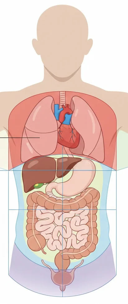 Cavidades del cuerpo humano y regiones abdominales: Guía para Oposiciones SAS