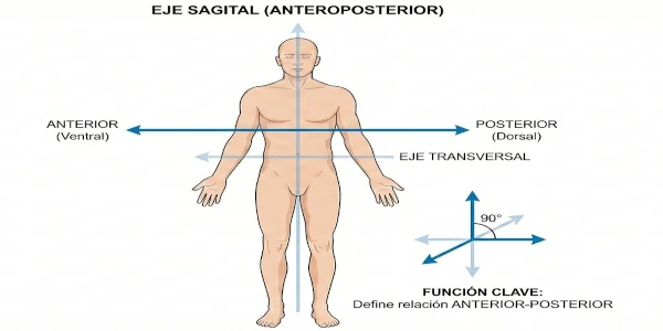 Ejes y planos del cuerpo humano para celadores del sas en celadoresonline.es